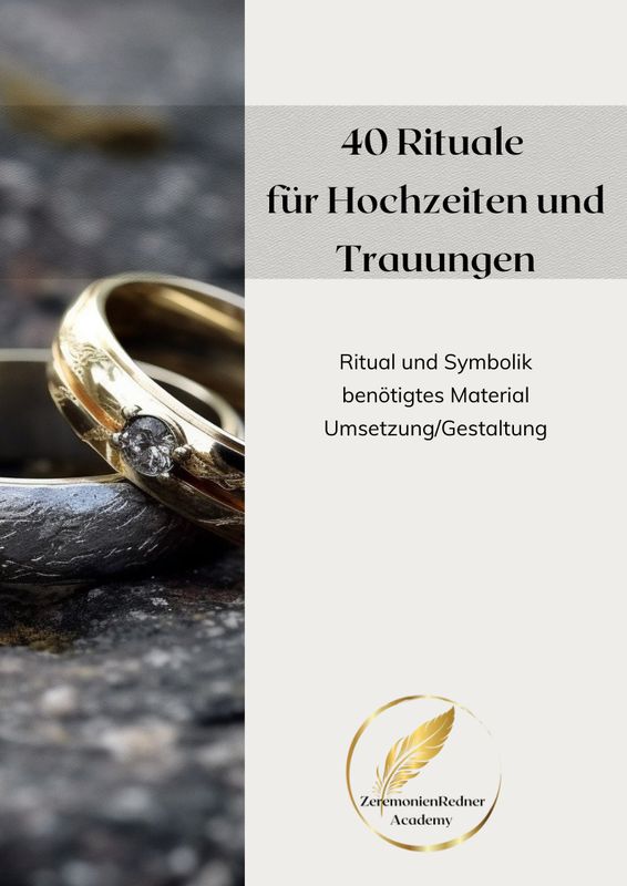 40 Rituale für freie Trauungen