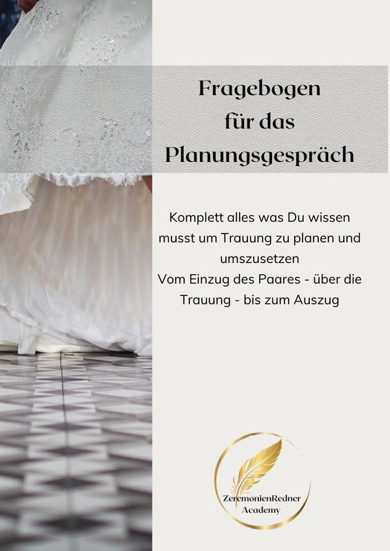 Fragebogen für das Planungsgespräch