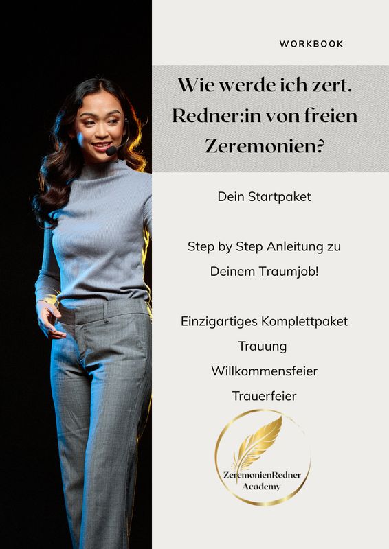 zert. Redner:in von freien Zeremonien - Dein Starter-Paket
