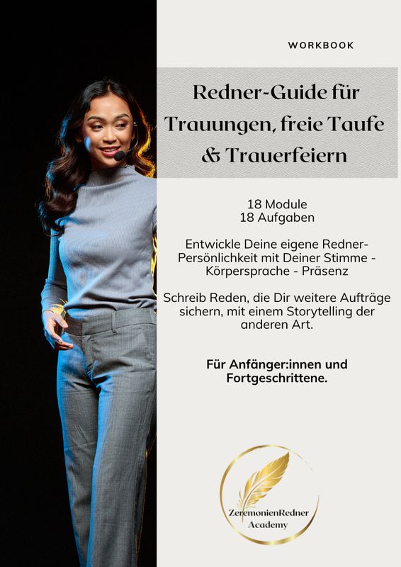 Der grosse Redner-Guide für Trauungen & Trauerfeiern