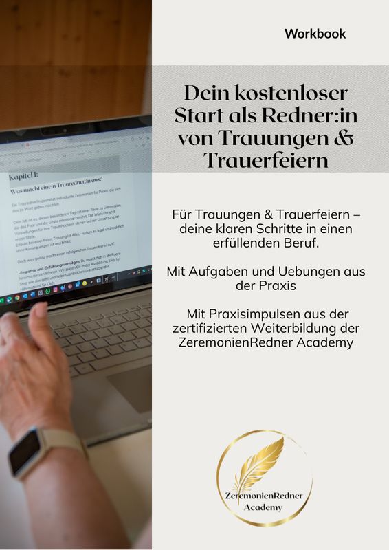 Dein kostenloser Start als Redner:in von Trauungen und Trauerfeiern