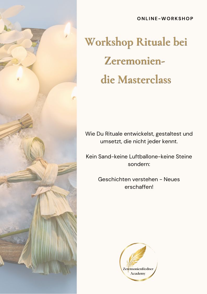 Workshop Rituale bei freien Zeremonien- die Masterclass