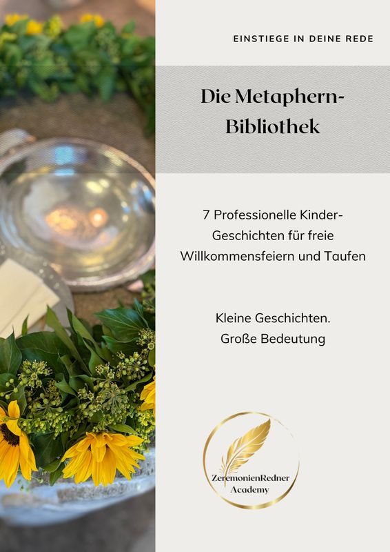 Die Metaphern-Bibliothek für Willkommensfeiern & freie Taufen