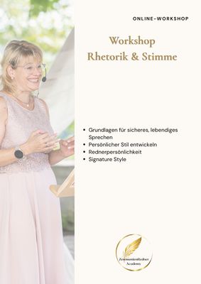 Workshop Rhetorik & Stimme