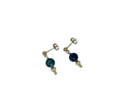 Gold gemstone Earrings