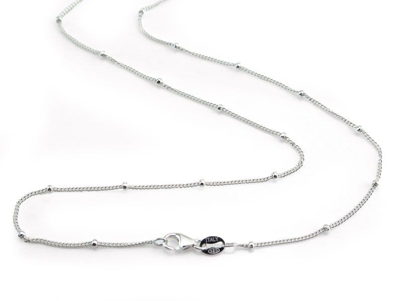 Sterling silver satellite chain
