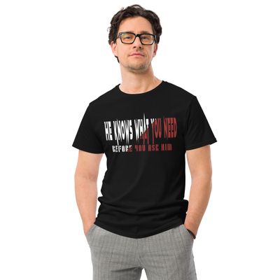 Prayer Themed Men&#39;s Premium Cotton T-shirt