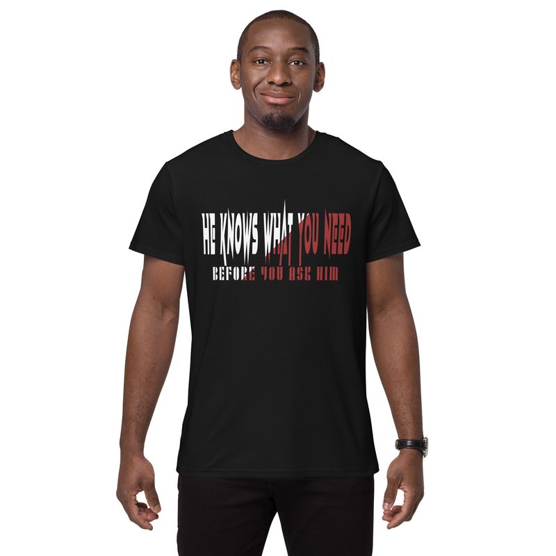 Prayer Themed Men&#39;s Premium Cotton T-shirt