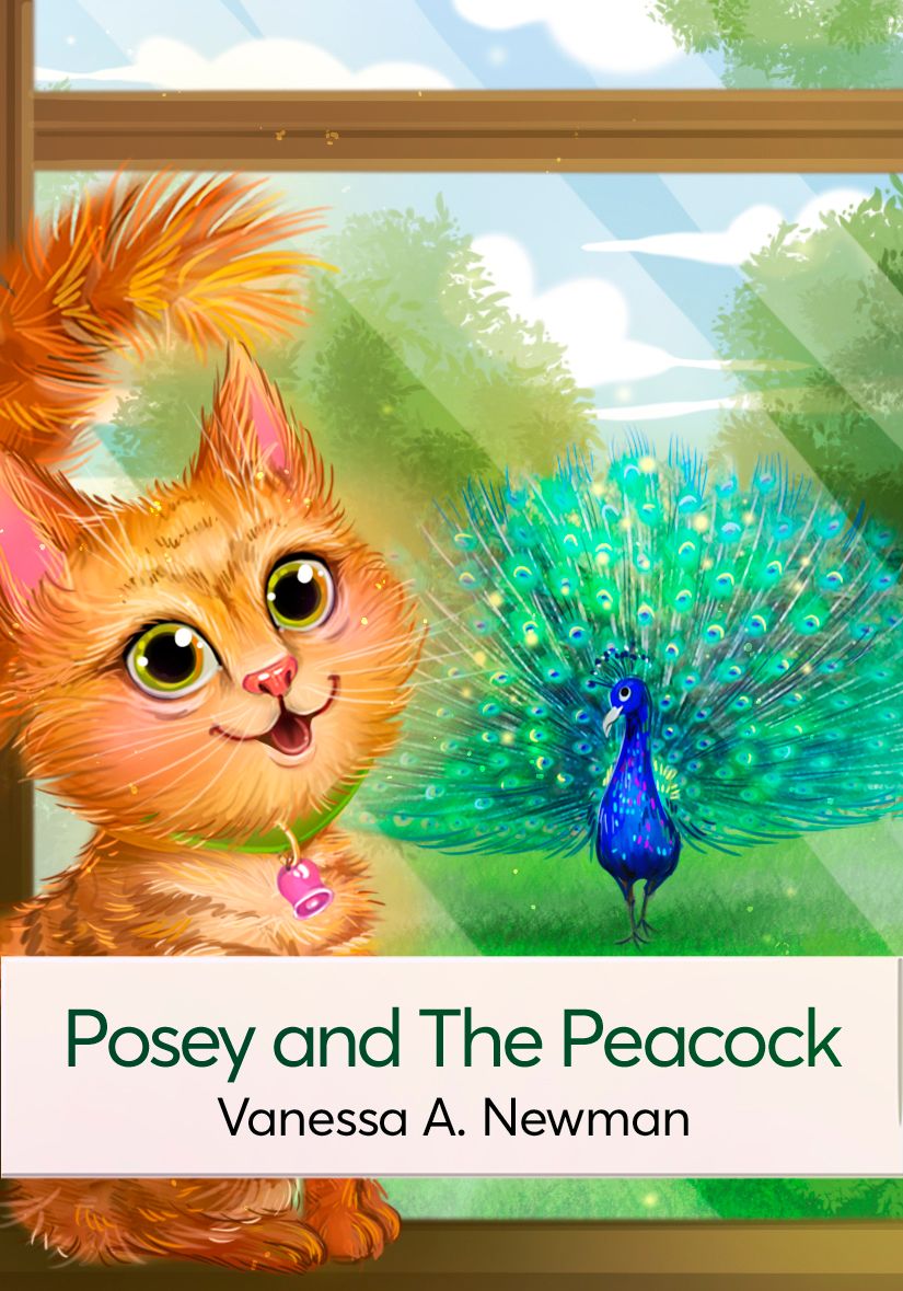 Posey and the Peacock Tiny Tale Book/Card