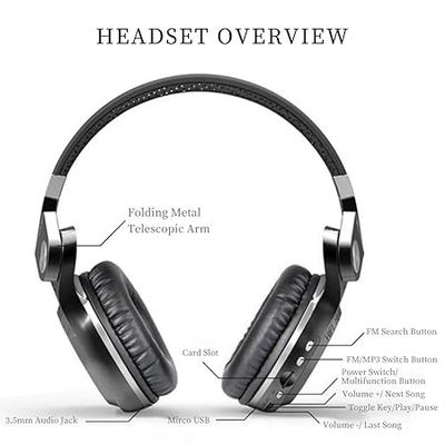Bluedio T2 Plus Turbine Headphone