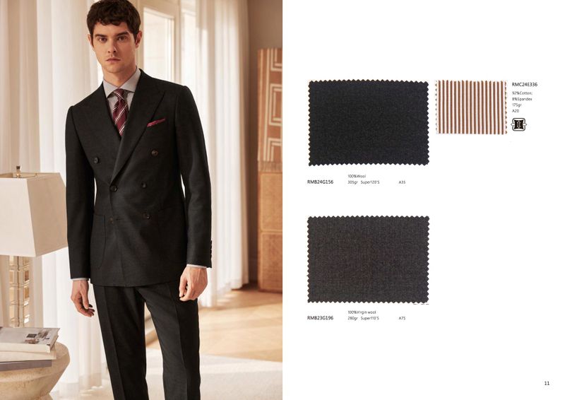 Tailored Black Double-Breasted Suit – Elegance with Power