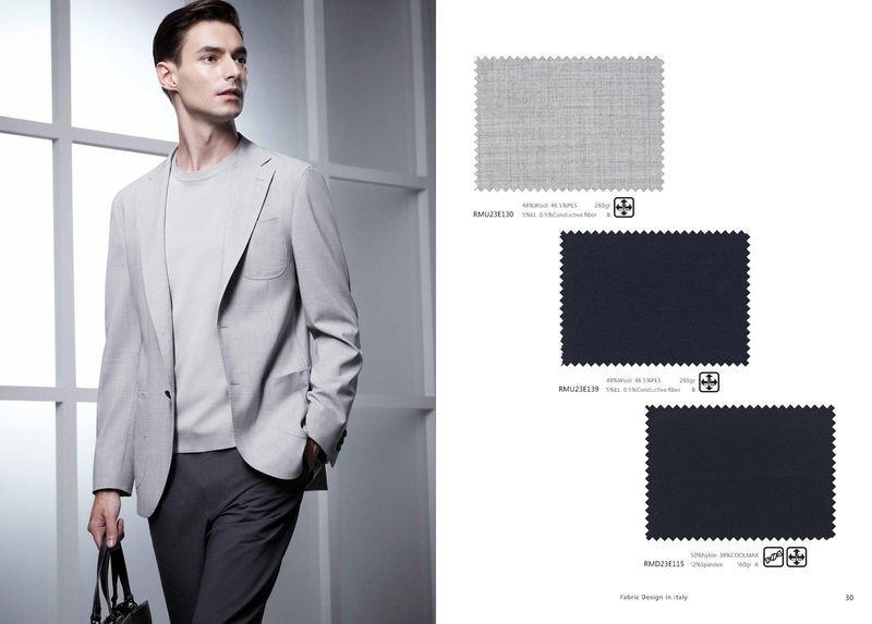 Men&#39;s Light Grey Sporty Suit – Modern Performance