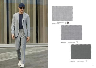 Light Grey Men’s Travel Suit – Stretch Tailored Comfort