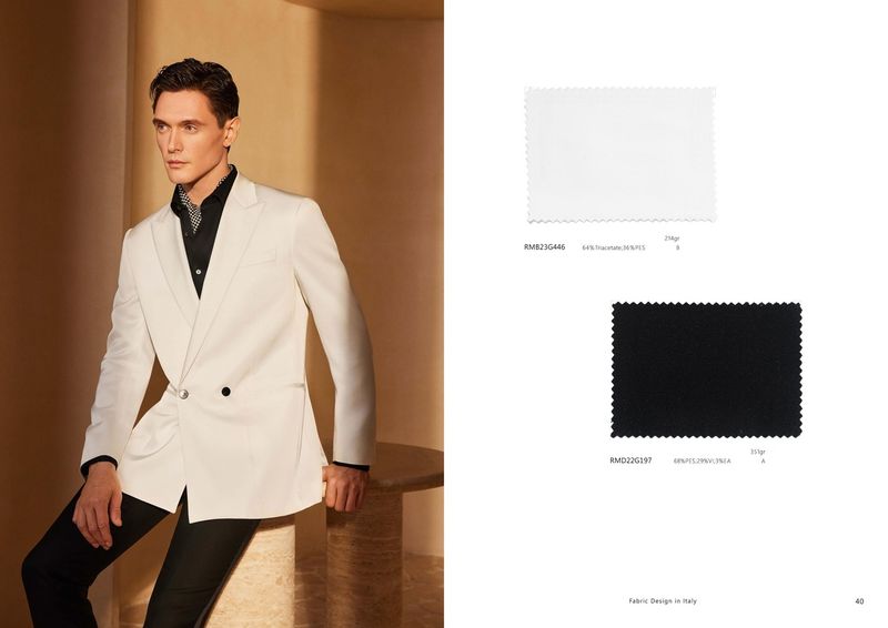 White Double-Breasted Ceremony Blazer – Modern Wedding Elegance