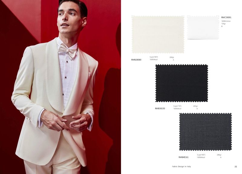 Ivory Wedding Tuxedo – Modern Icon of Elegance