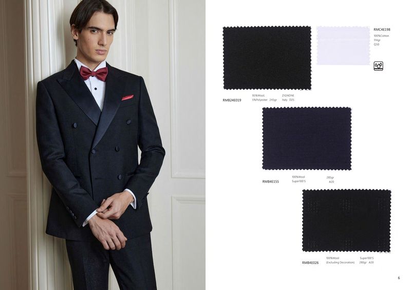 Black Double-Breasted Tuxedo – Bold Formal Impact