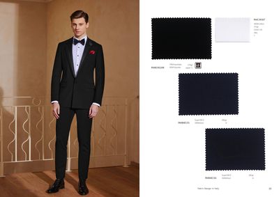 Black Peak-Lapel Tuxedo – Timeless Style for Wedding Elegance