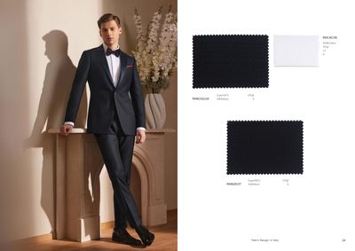 Traje Negro Texturizado – Elegancia con Carácter para Bodas de Noche
