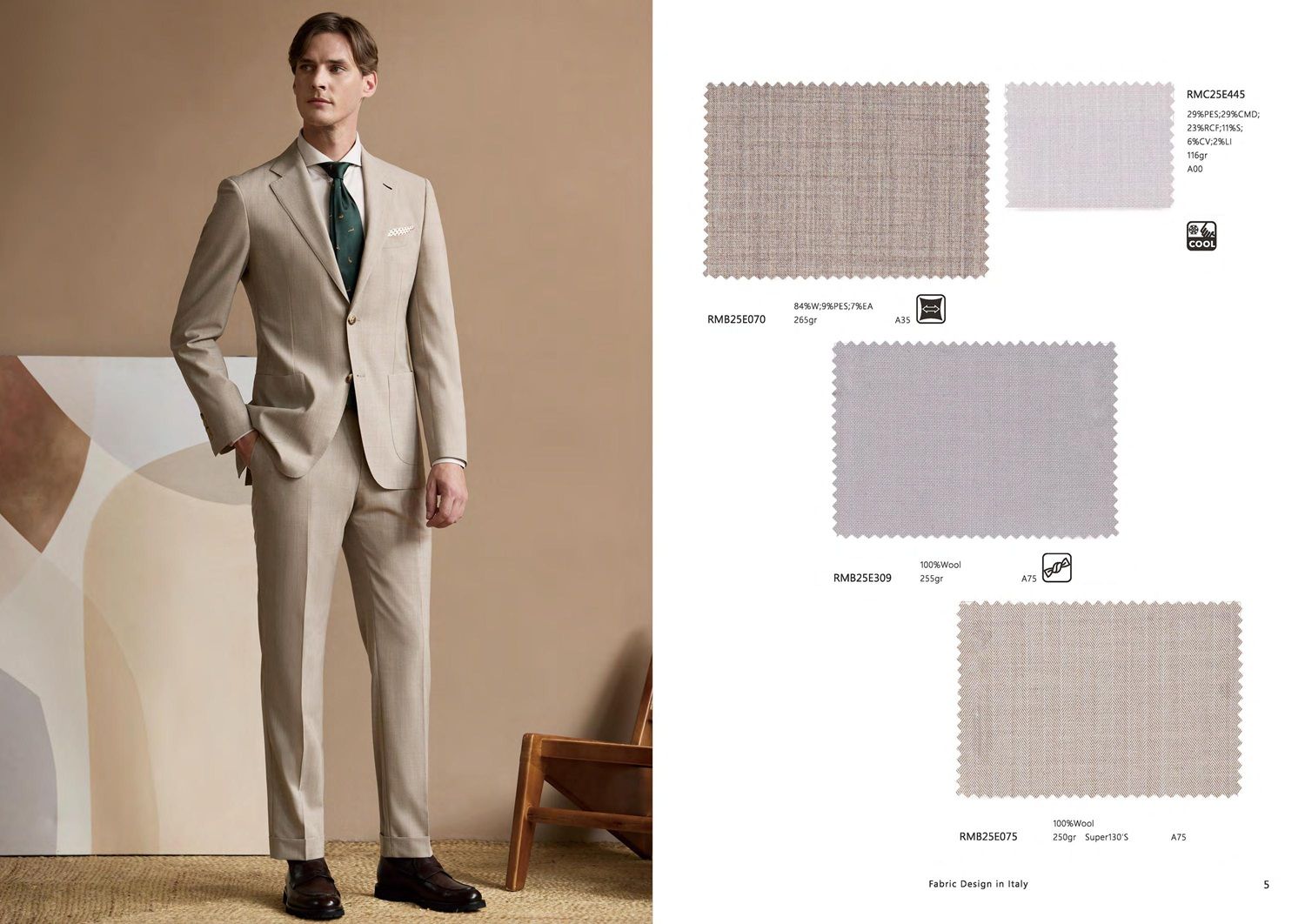 Sand-Coloured Tailored Suit – Summer Elegance Redefined
