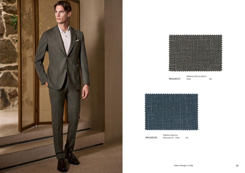 Smart Textured Suit for Modern Living