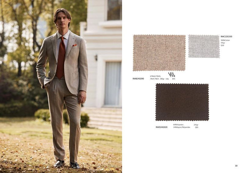 This light beige suit