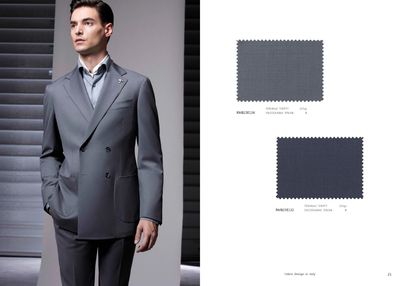 Traje Gris Acero a Medida para Verano