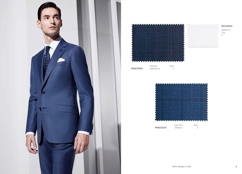Men&#39;s Blue Checked Suit – Light, Sharp &amp; Contemporary
