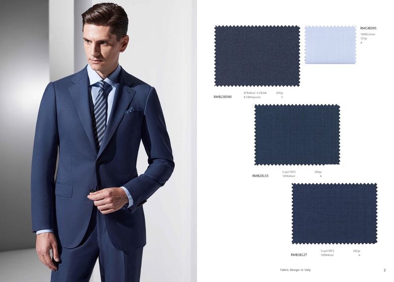 Men&#39;s Navy Textured Suit – Elegant, Smart &amp; Essential