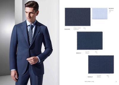 Men&#39;s Navy Textured Suit – Elegant, Smart &amp; Essential