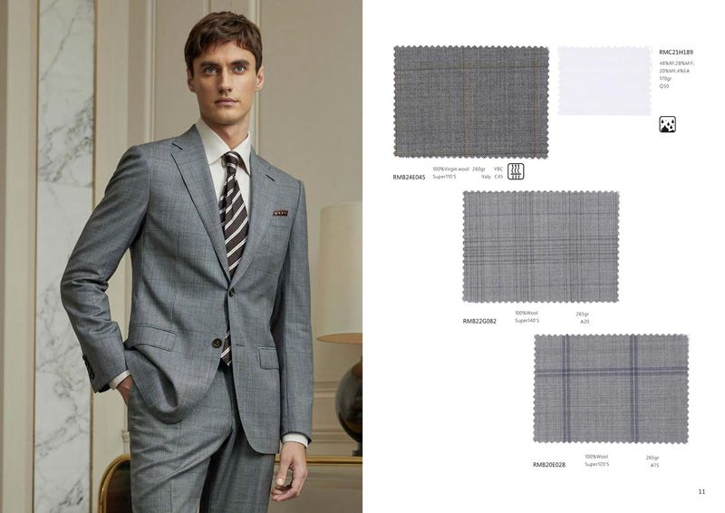 Men&#39;s Light Grey Prince of Wales Suit – Classic, Subtle &amp; Fresh