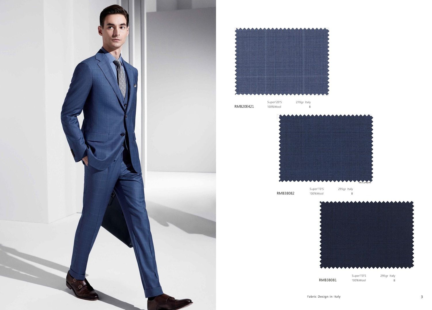 Men&#39;s Blue Prince of Wales Three-Piece Suit – Bold, Elegant &amp; Distinctive
