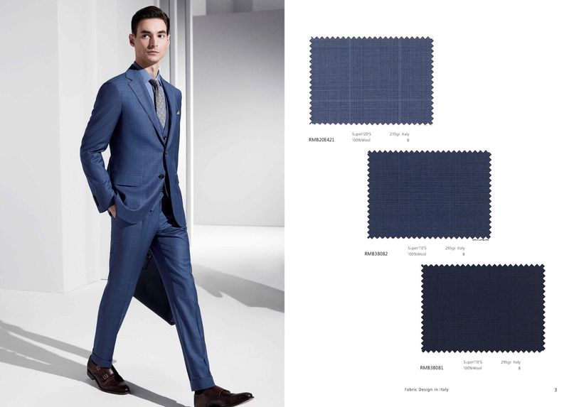 Men&#39;s Blue Prince of Wales Three-Piece Suit – Bold, Elegant &amp; Distinctive