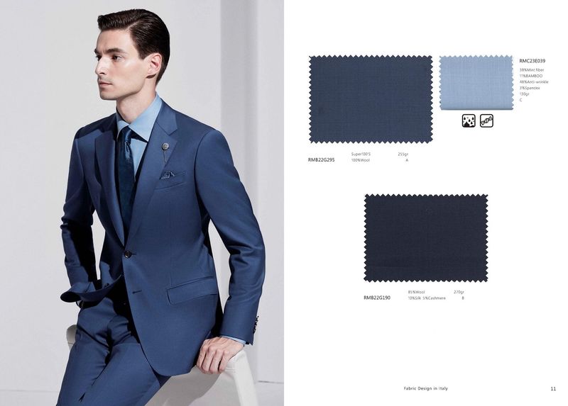 Men&#39;s Azure Blue Suit – Modern, Sharp &amp; Confident