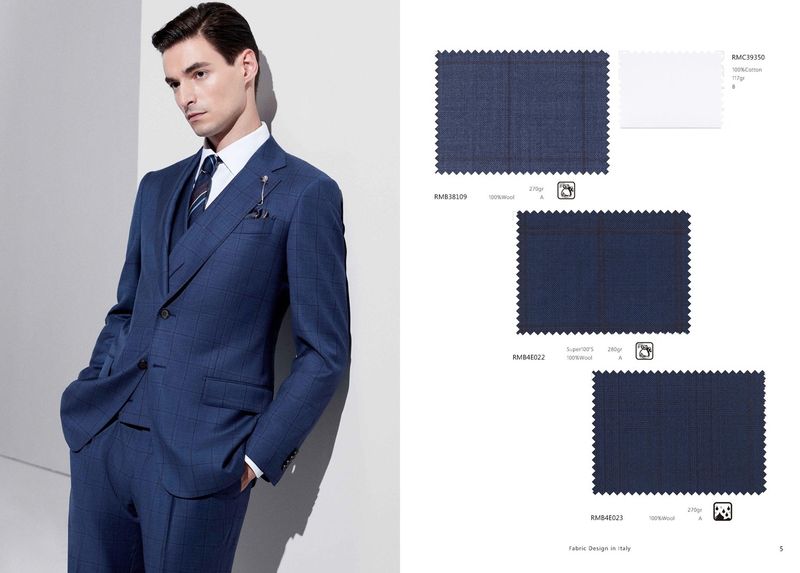 Men&#39;s Blue Checked Three-Piece Suit – Assertive, Refined &amp; Timeless