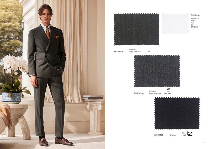 Men&#39;s Olive Green Double-Breasted Suit – Sophisticated, Rare &amp; Refined