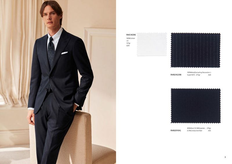 Navy Pinstripe Suit – Elegant, Commanding &amp; Professional