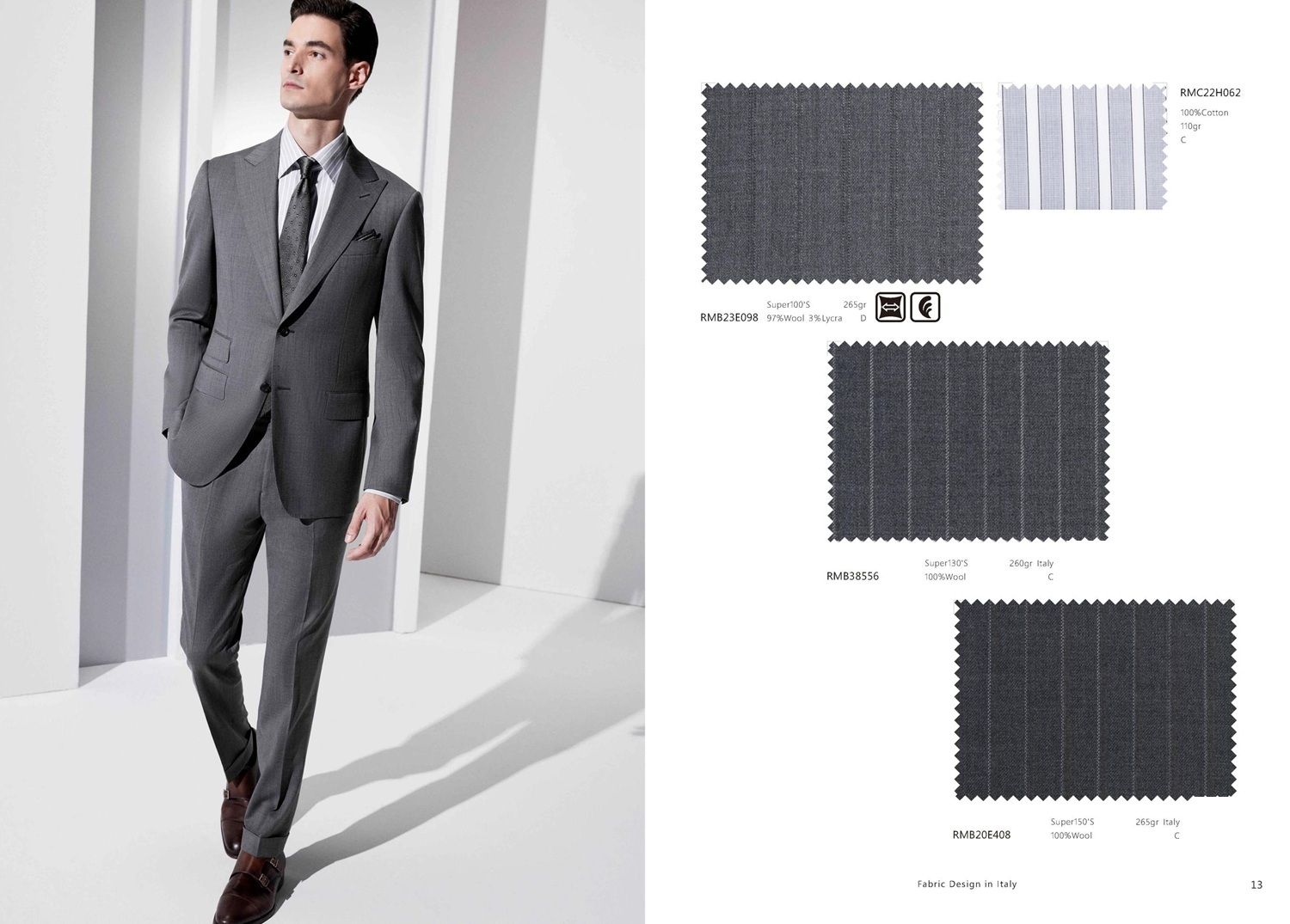 Light Grey Pinstripe Suit – Elegant and Professional