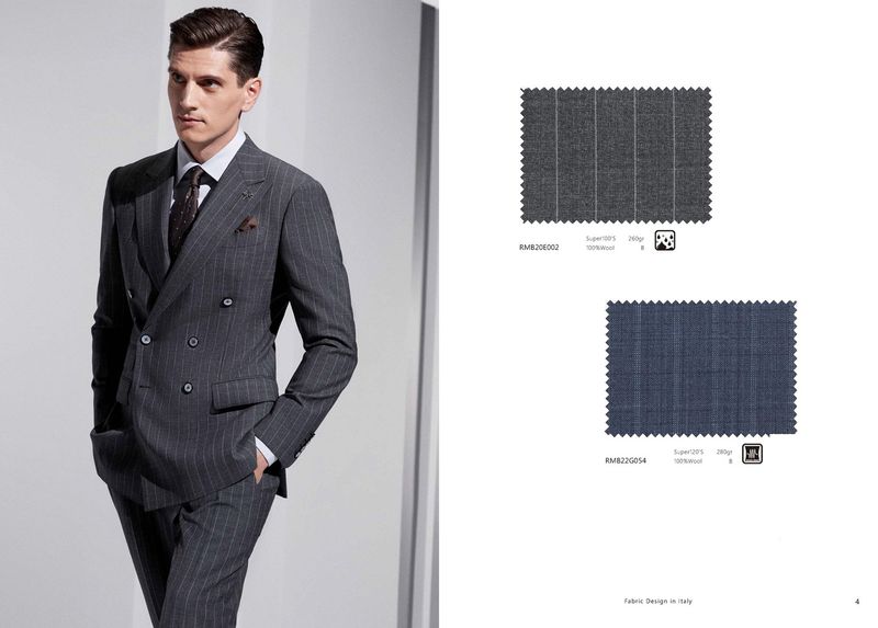 Charcoal Pinstripe Double-Breasted Suit – Timeless Power