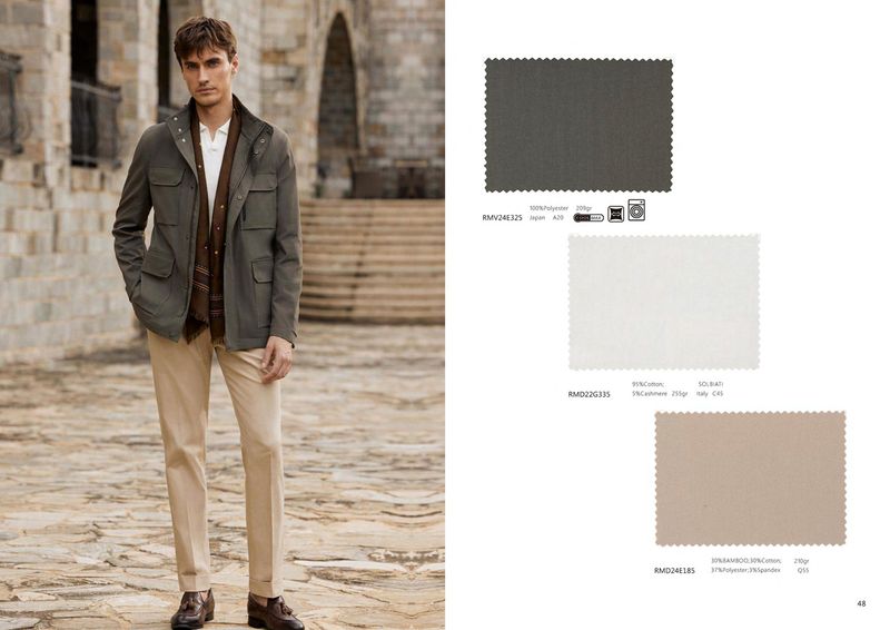 Field Jacket &amp; Pantalón Beige – Escapada de Fin de Semana con Toque Sofisticado