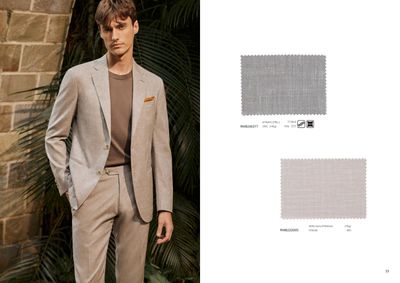 Sand-Coloured Summer Suit