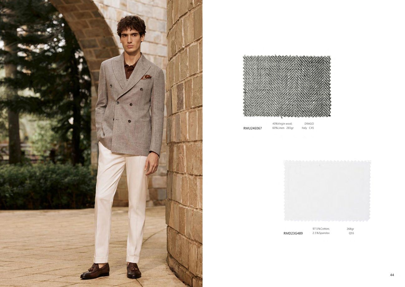 Linen Wool Summer Jacket Look