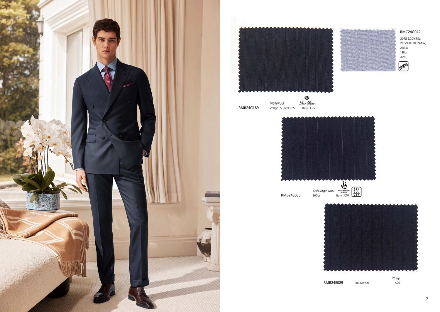 Double-Breasted Navy Suit – Italian Power &amp; Precision