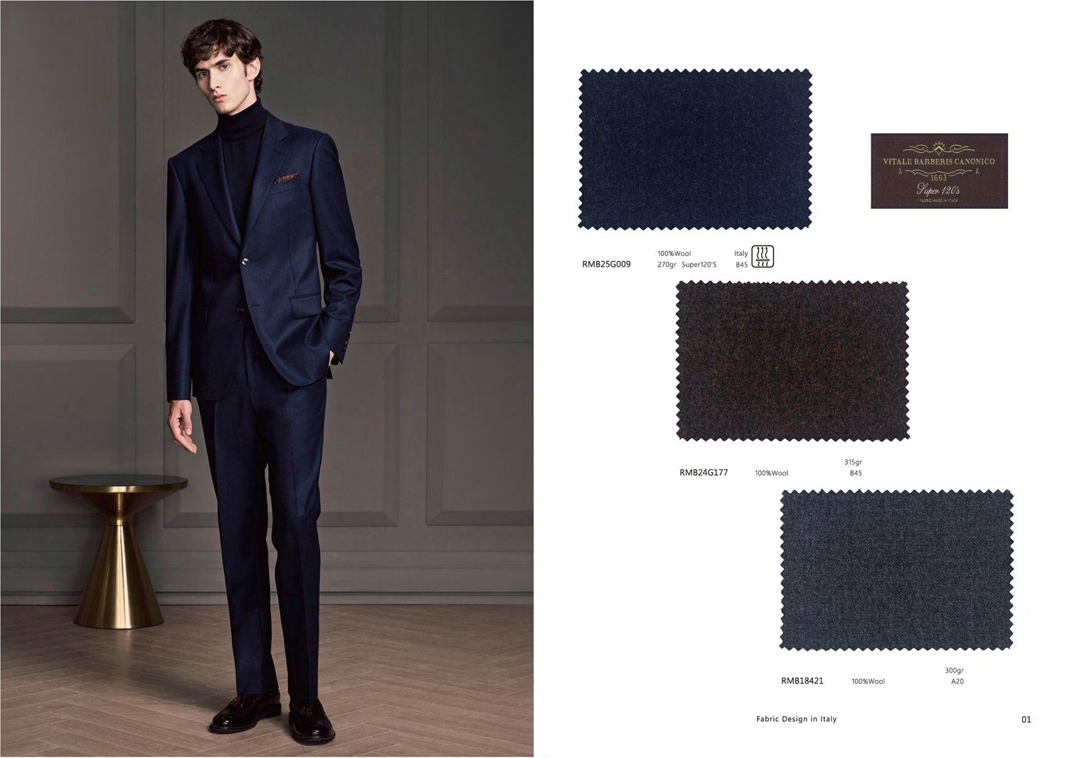 Navy Wool Suit – Timeless Elegance