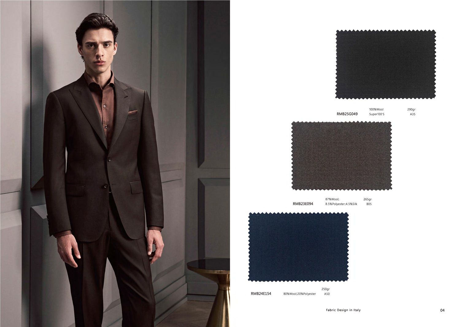 Dark Brown Wool Suit – Sophisticated Elegance