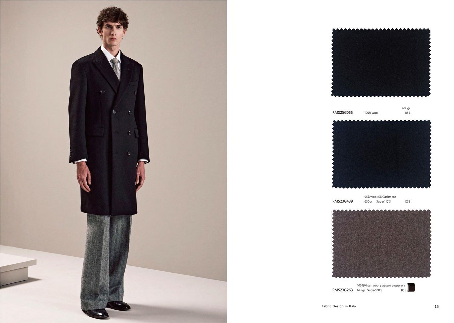 Double-Breasted Wool Overcoat – Timeless Outerwear