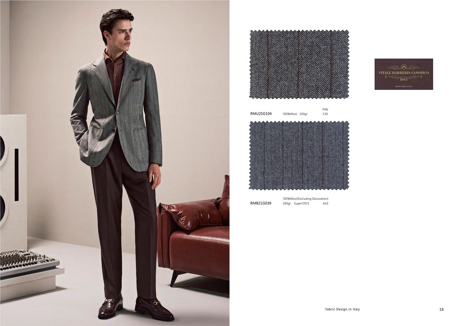 Grey Striped Wool Jacket – Smart Lifestyle Style