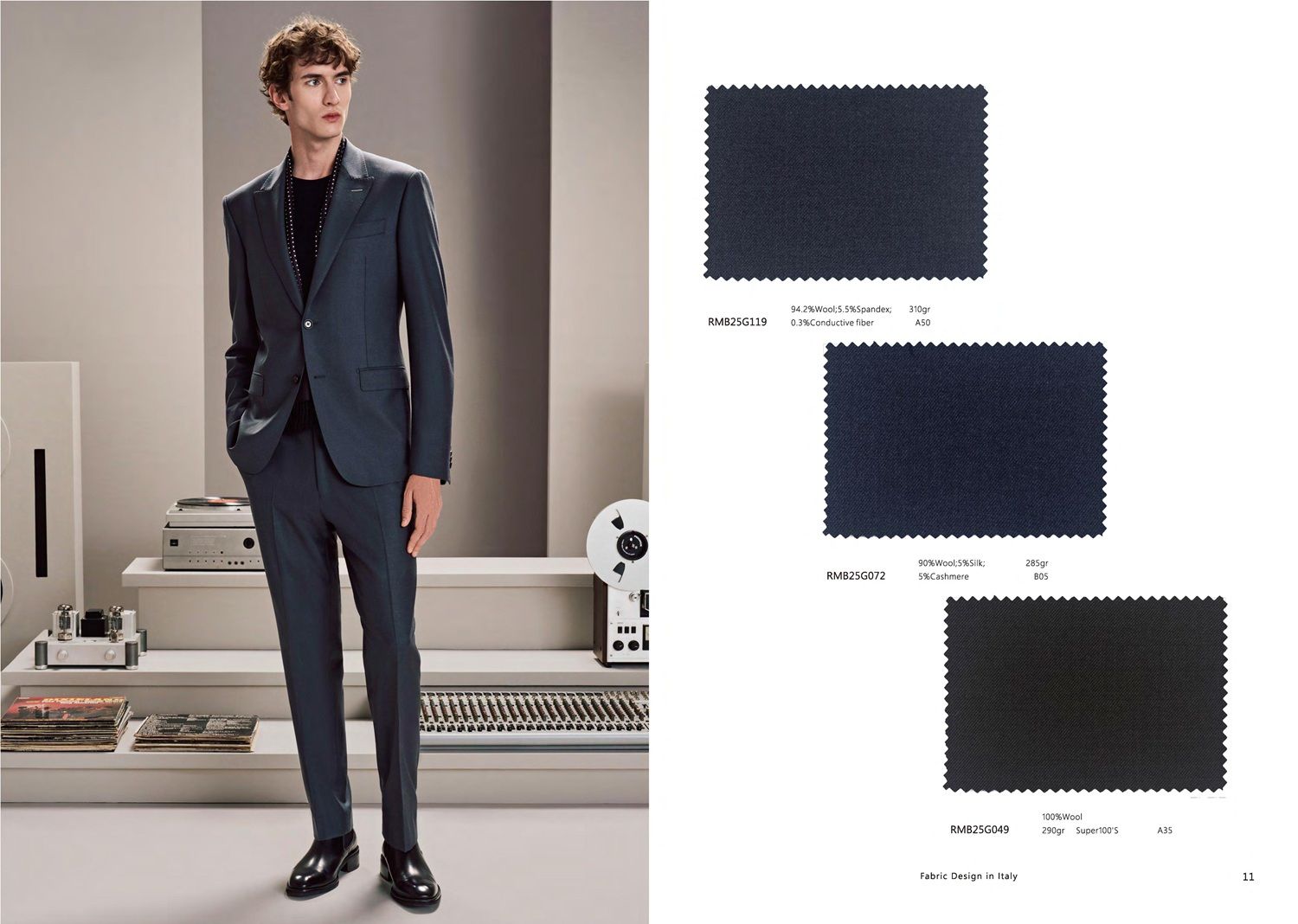 Deep Blue Wool Suit – Modern Lifestyle Elegance