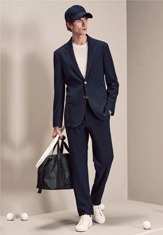 Navy Sporty Suit