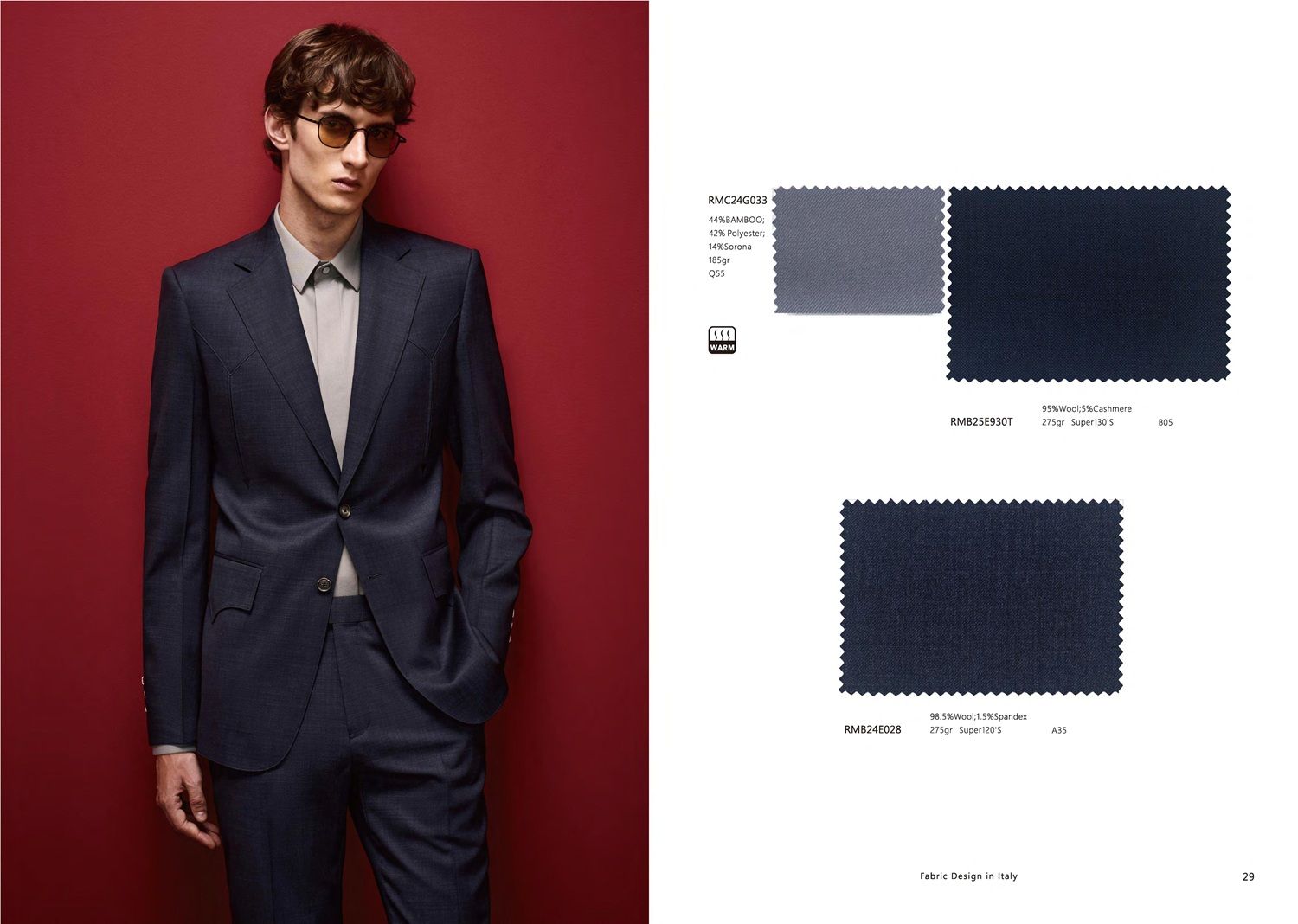 Dark Blue Modern Suit – Refined Business Style