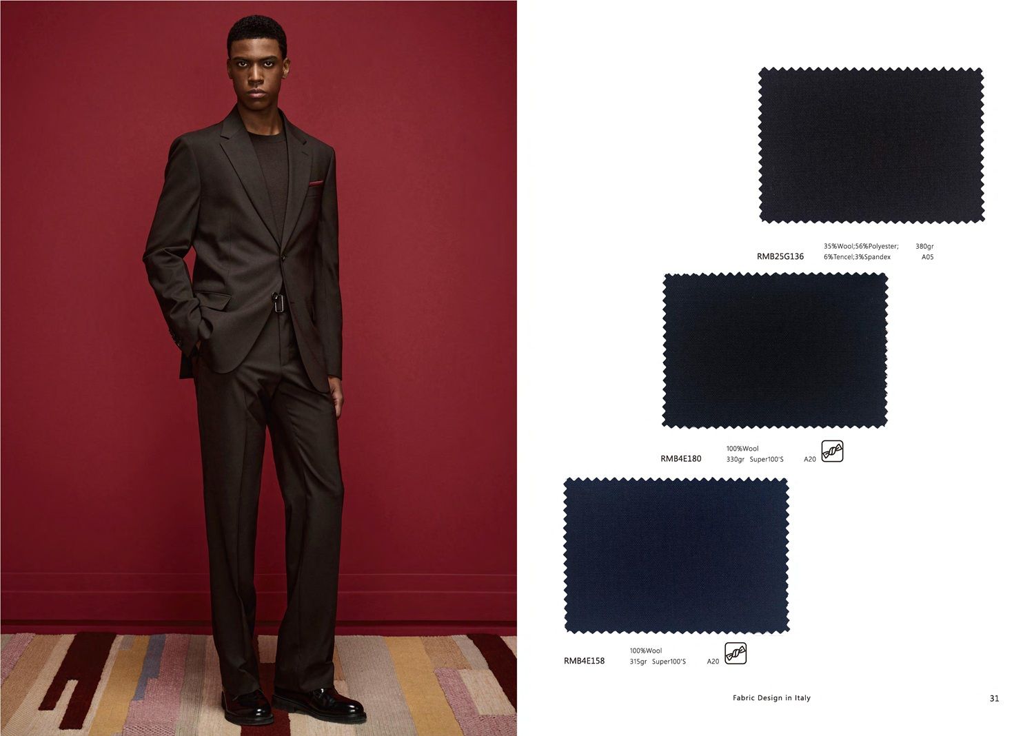 Modern Black Wool Suit – Timeless Evening Elegance
